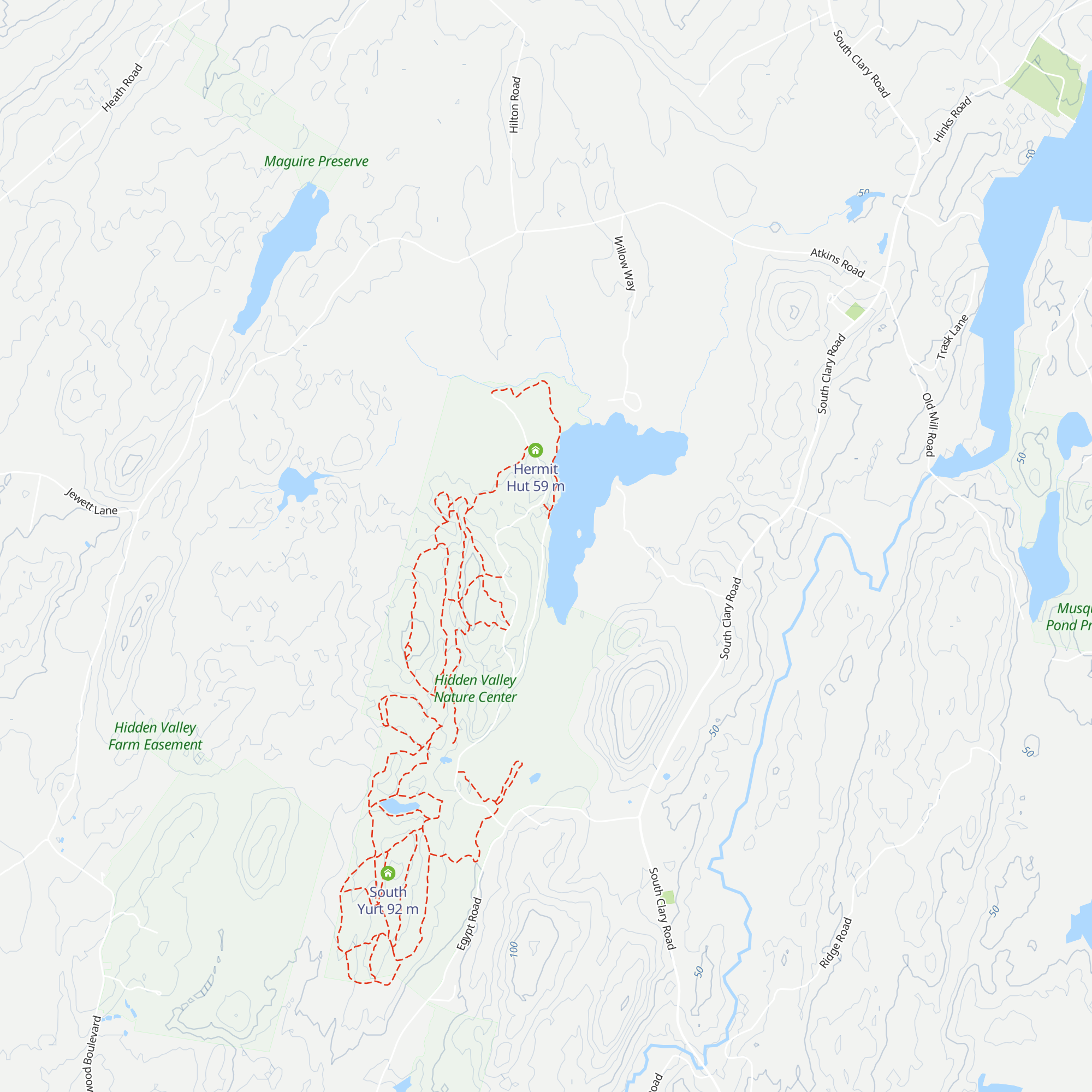Pond Cabin map