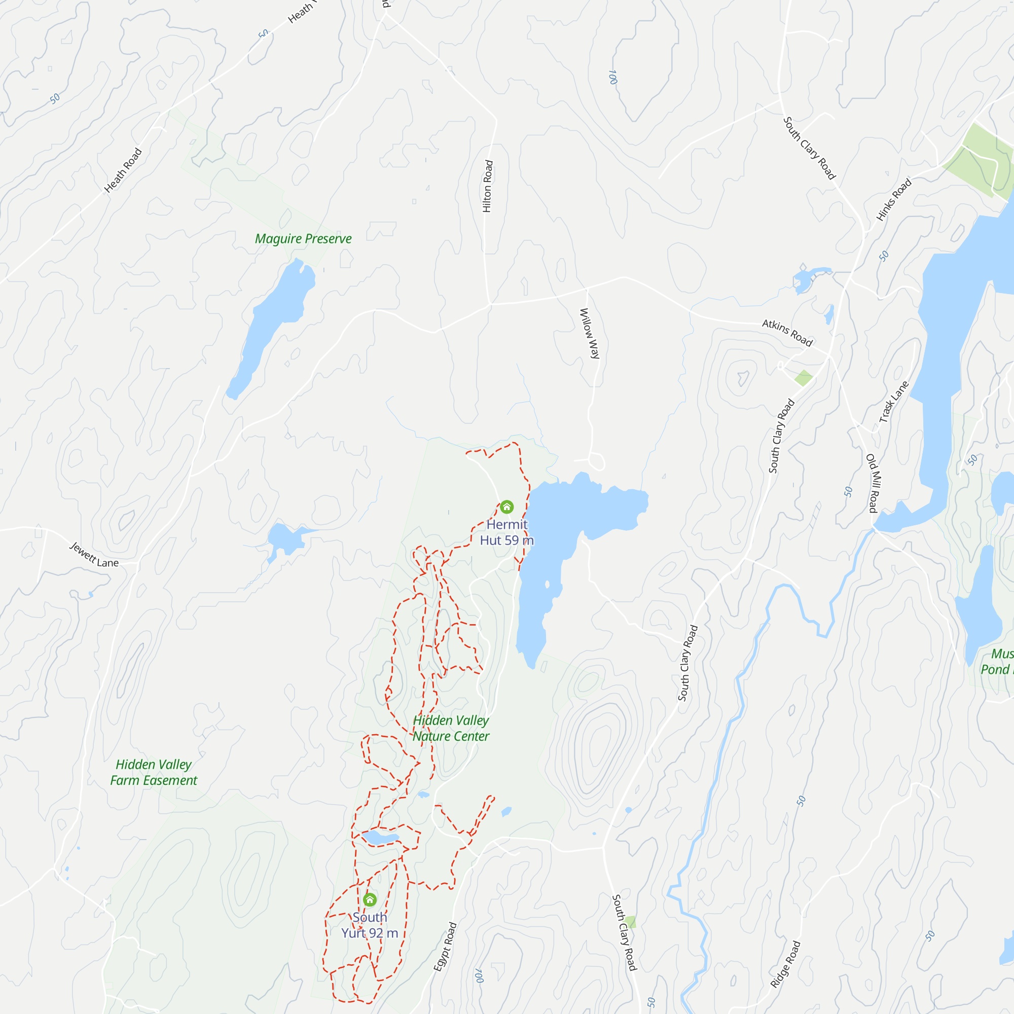 Hermit Hut map