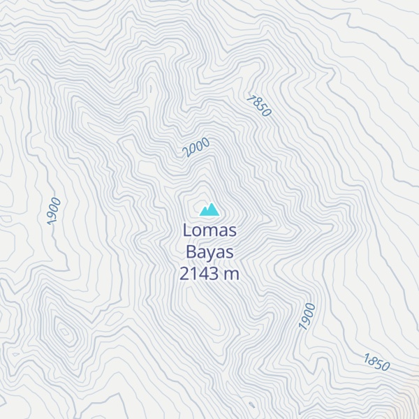 Map of Lomas Bayas