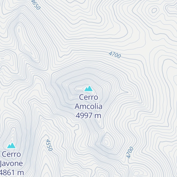 Map of Cerro Amcolia