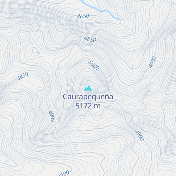 Map of Caurapequeña