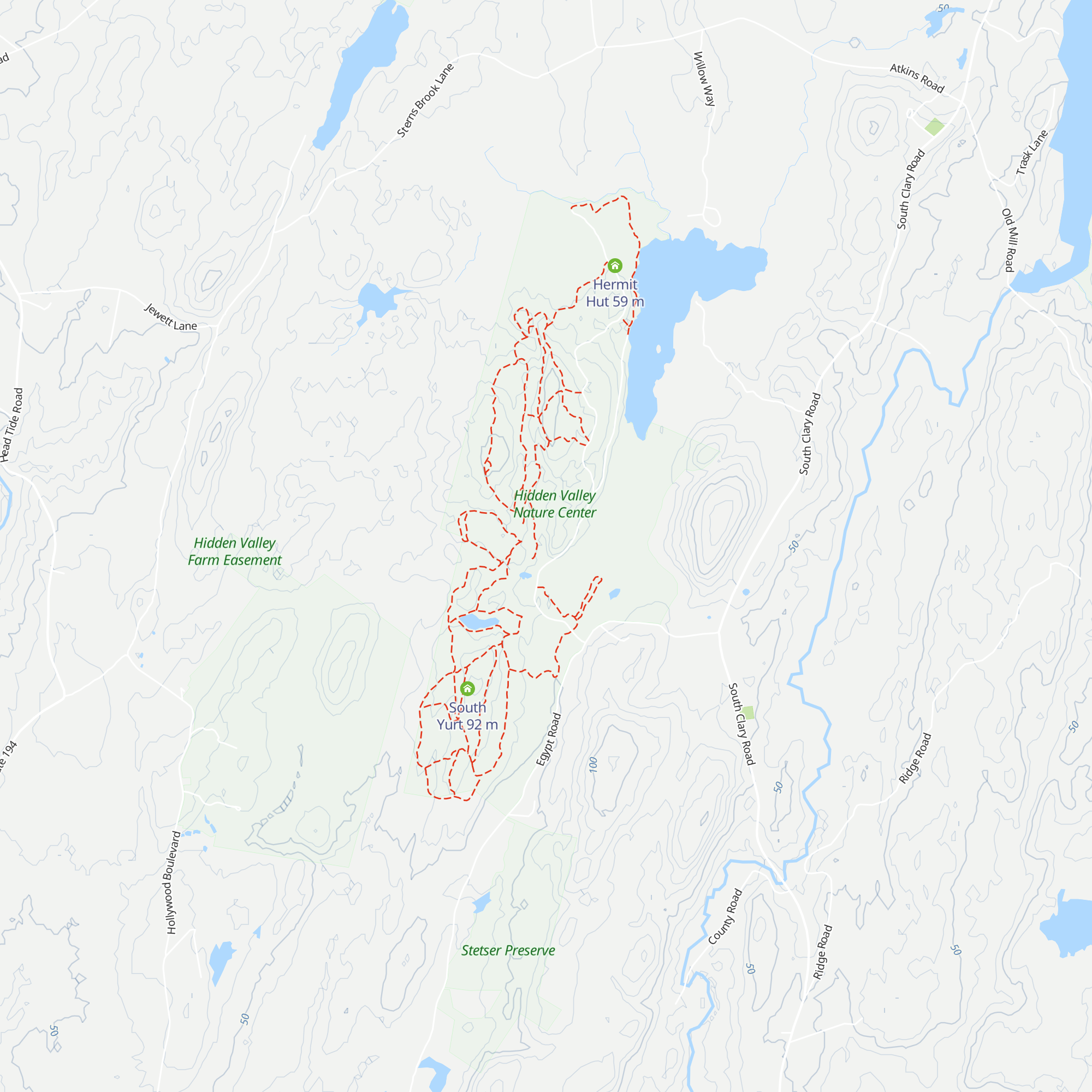North Yurt map