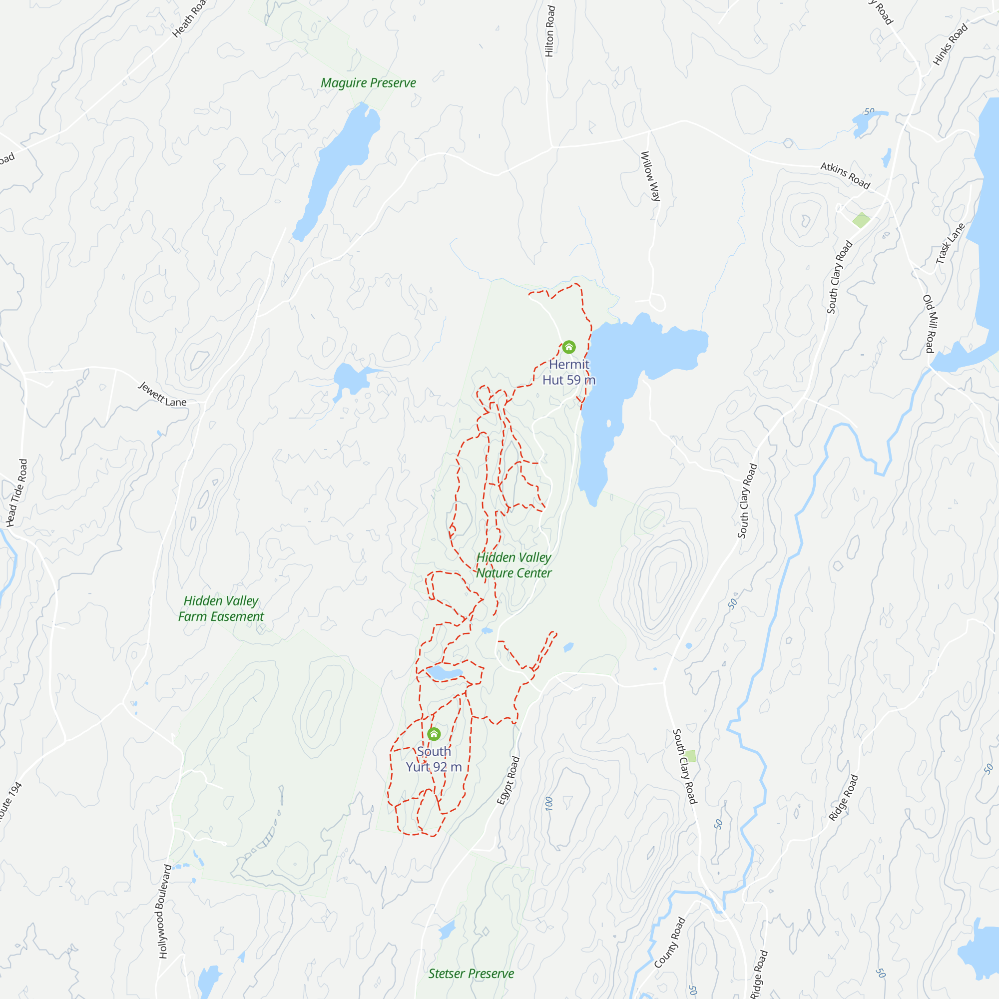 Two Dog Hut map