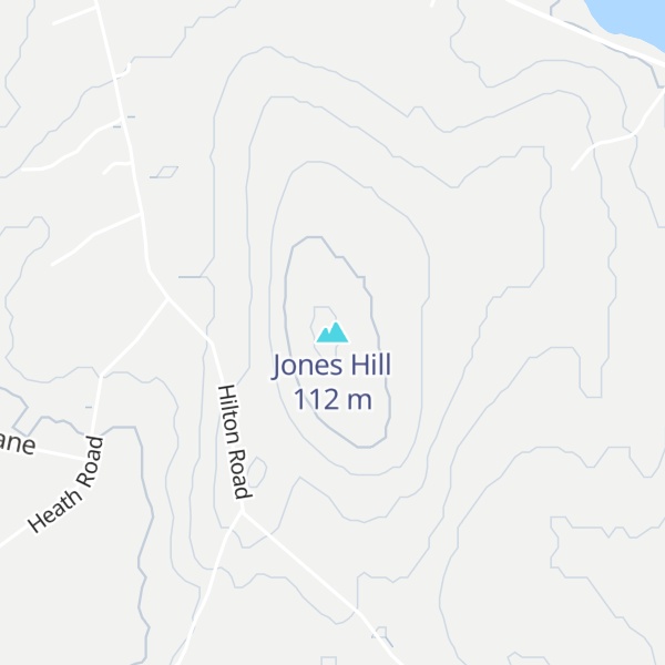 Map of Jones Hill