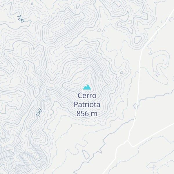 Map of Cerro Patriota