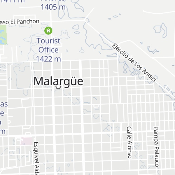 Map of Cabañas Los Nogales