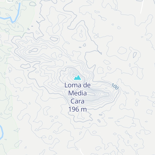 Map of Loma de Media Cara