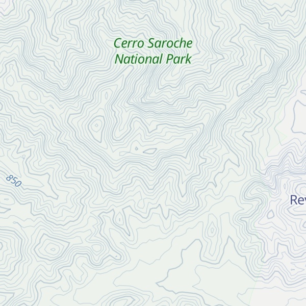 Map of Cerro Las Vacas