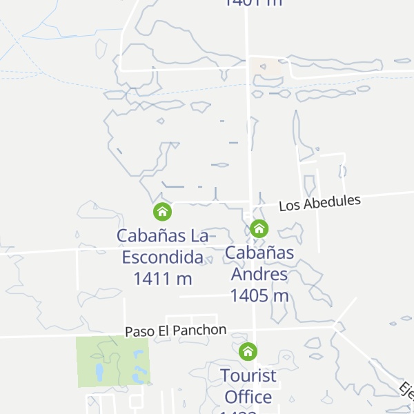 Map of Cabañas Monte Coirón