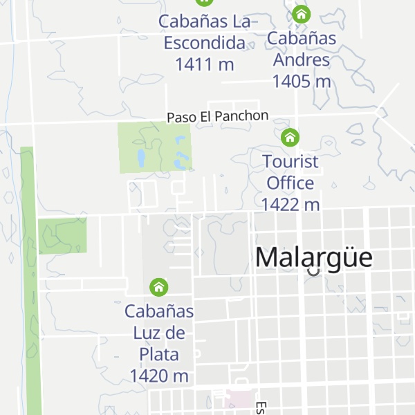 Map of Cabañas Los Alamos