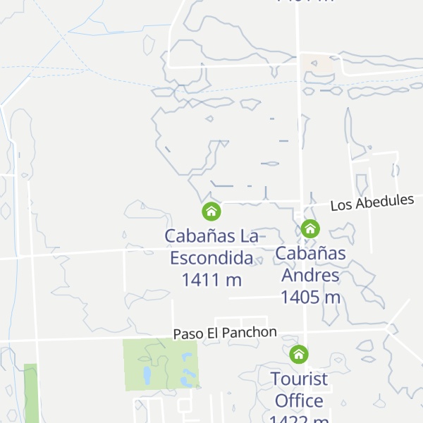 Map of Cabañas La Escondida