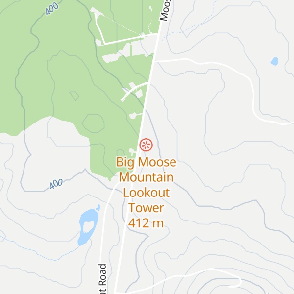 Map of Moosehead Visitors' Center