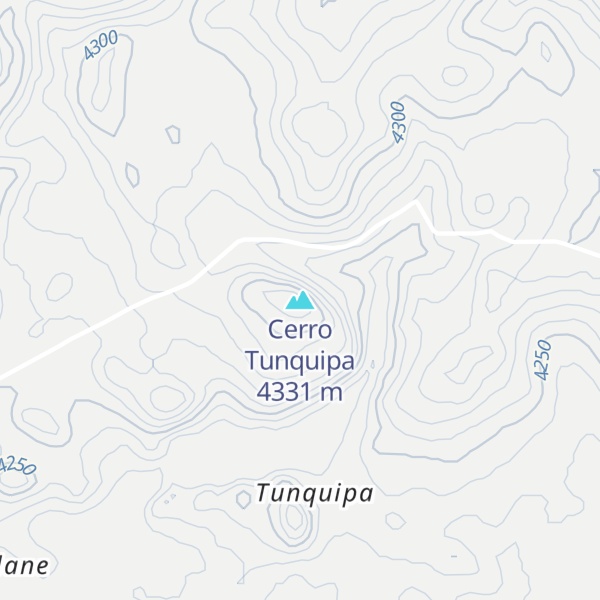 Map of Cerro Tunquipa