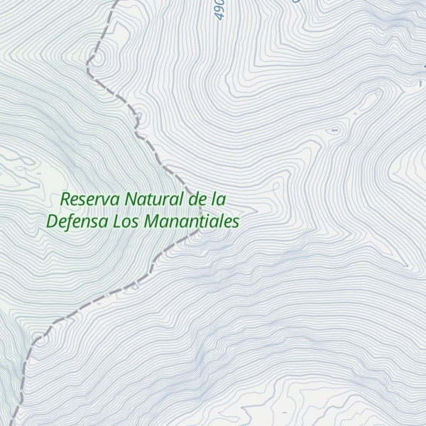 Map of Cerro del Valle