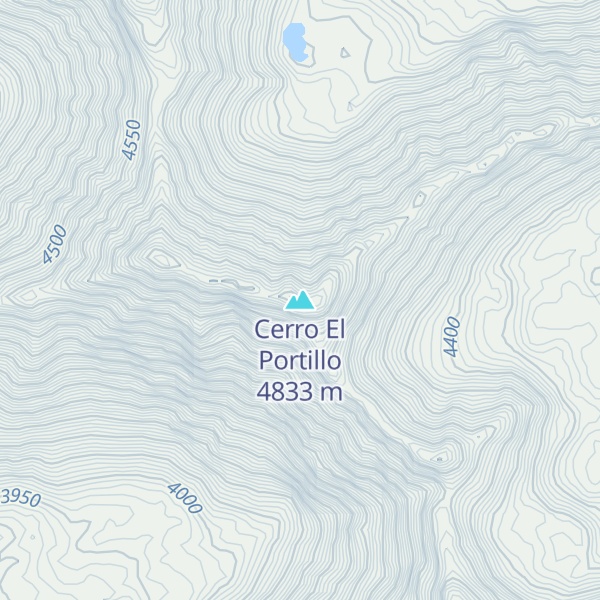 Map of Cerro El Portillo