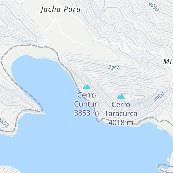 Map of Cerro Cunturi