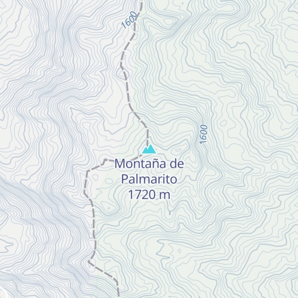 Map of Montaña de Palmarito