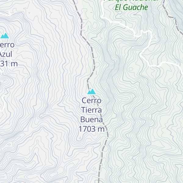 Map of Cerro Tierra Buena