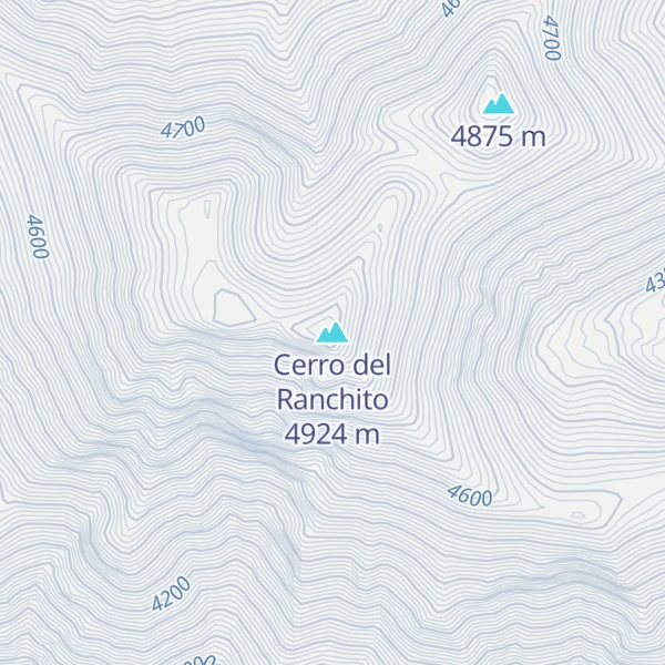 Map of Cerro del Ranchito