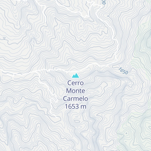 Map of Cerro Monte Carmelo