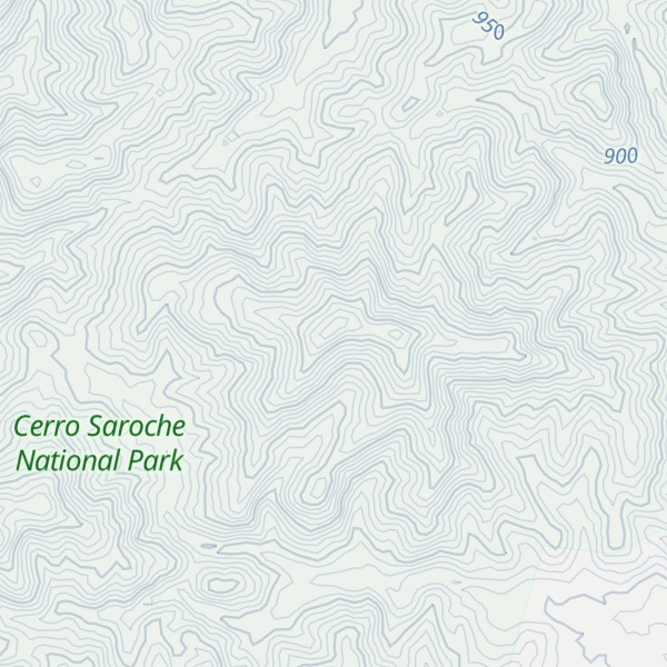 Map of Cerro El Chambo