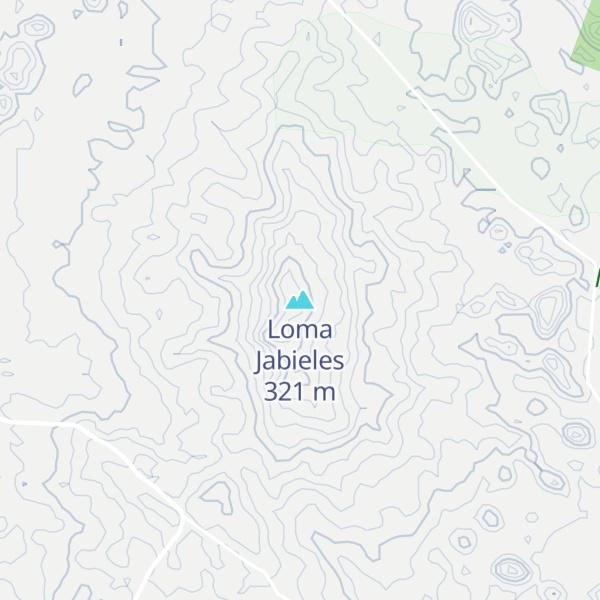 Map of Loma Jabieles