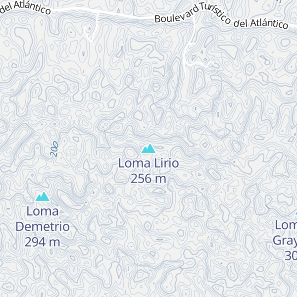 Map of Loma Lirio