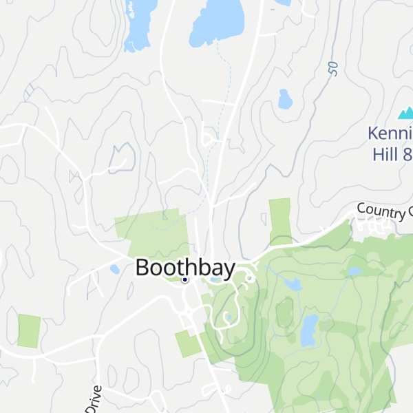 Map of Boothbay Region Informaton Center