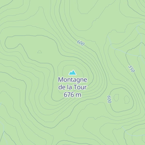 Map of Montagne de la Tour