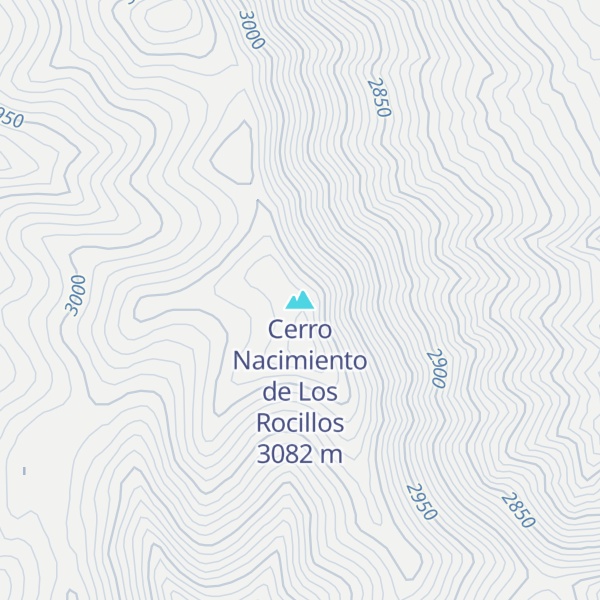Map of Cerro Nacimiento de Los Rocillos
