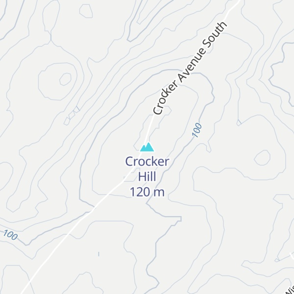 Map of Crocker Hill