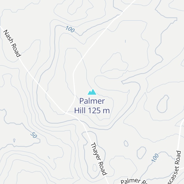 Map of Palmer Hill