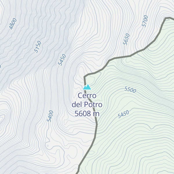 Map of Cerro del Potro