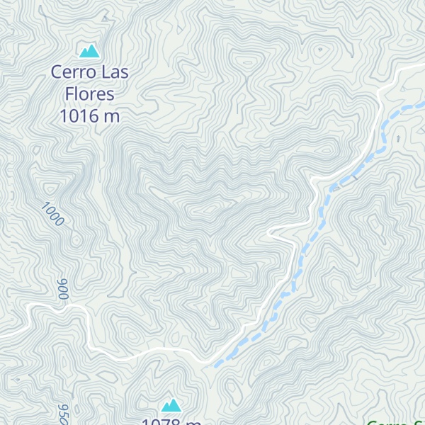 Map of Pico Alvarado