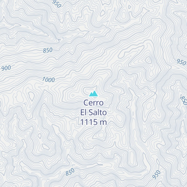 Map of Cerro El Salto