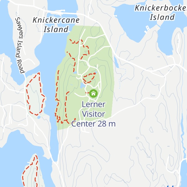 Map of Lerner Visitor Center