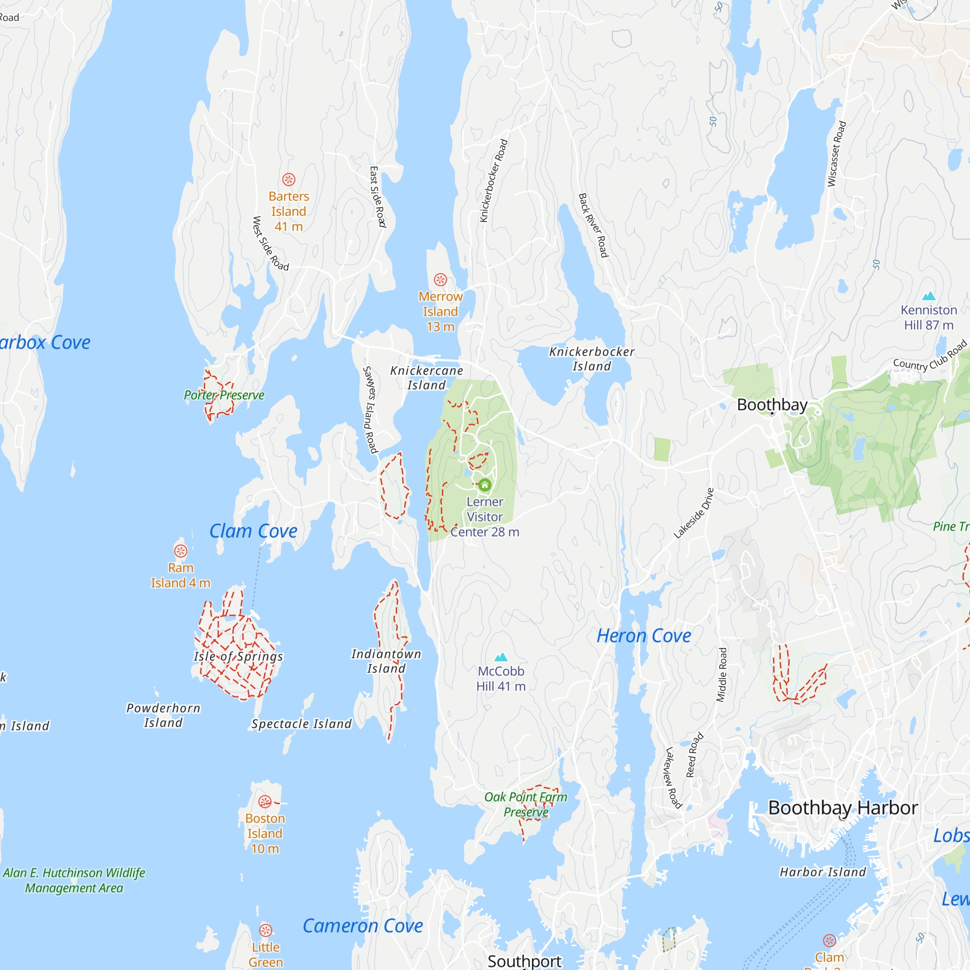 Lerner Visitor Center map