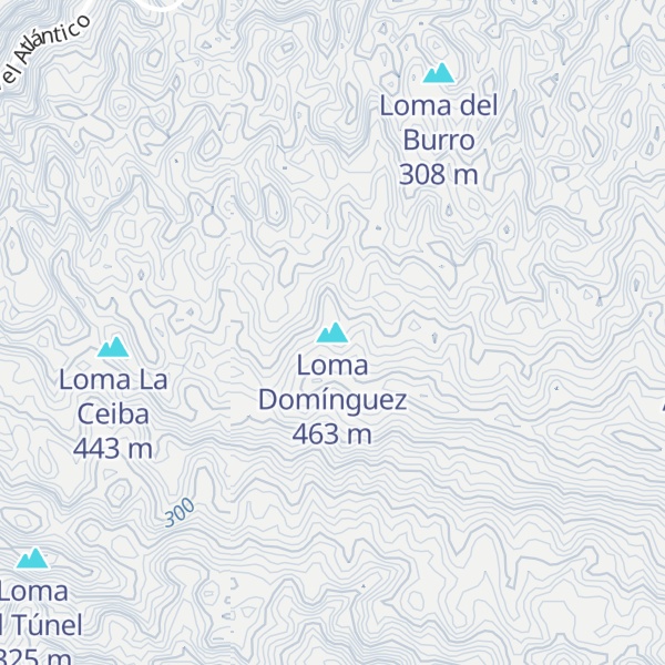 Map of Loma Domínguez