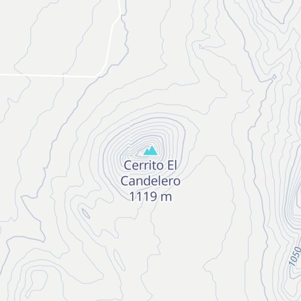 Map of Cerrito El Candelero