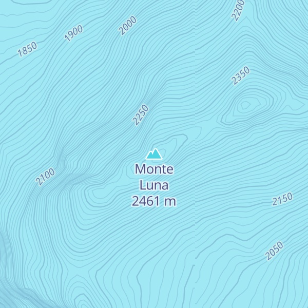 Map of Monte Luna