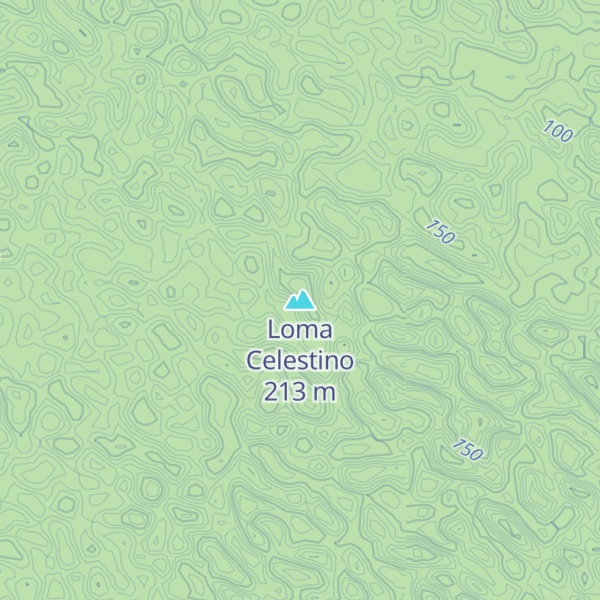 Map of Loma Celestino