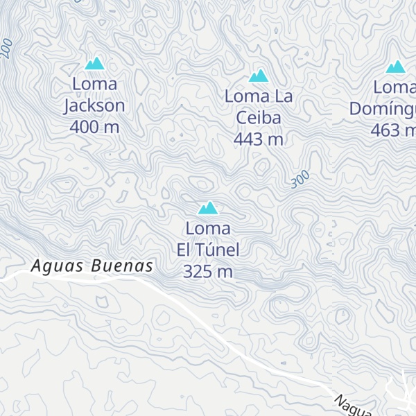 Map of Loma El Túnel