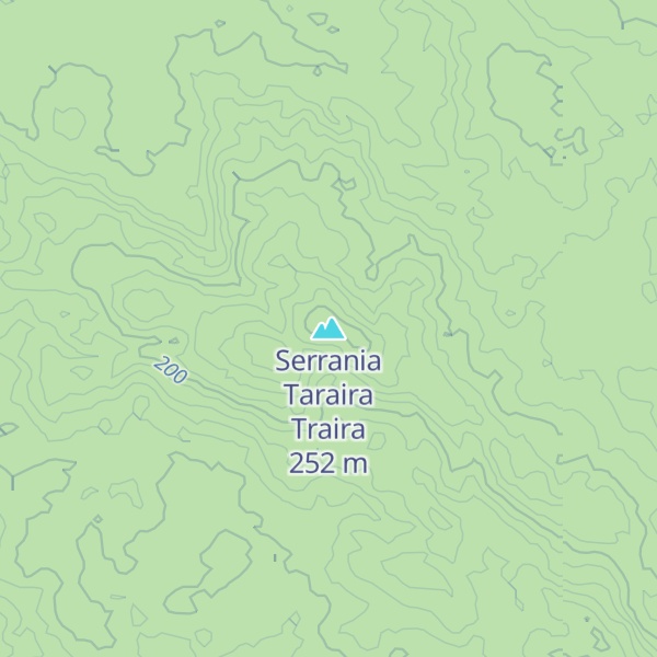 Map of Serrania Taraira Traira