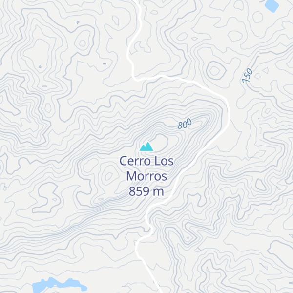 Map of Cerro Los Morros