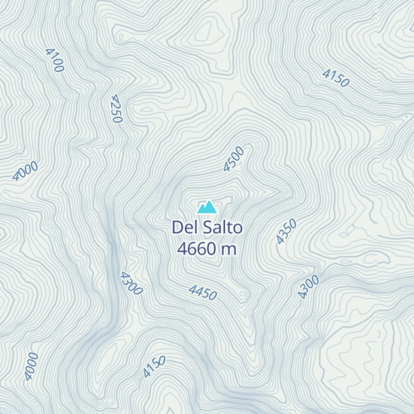 Map of Del Salto