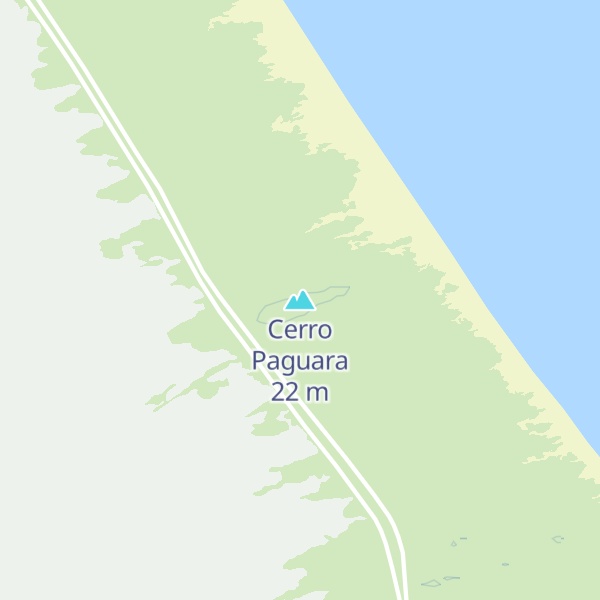 Map of Cerro Paguara