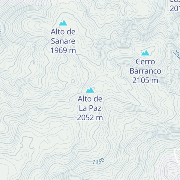 Map of Alto de La Paz