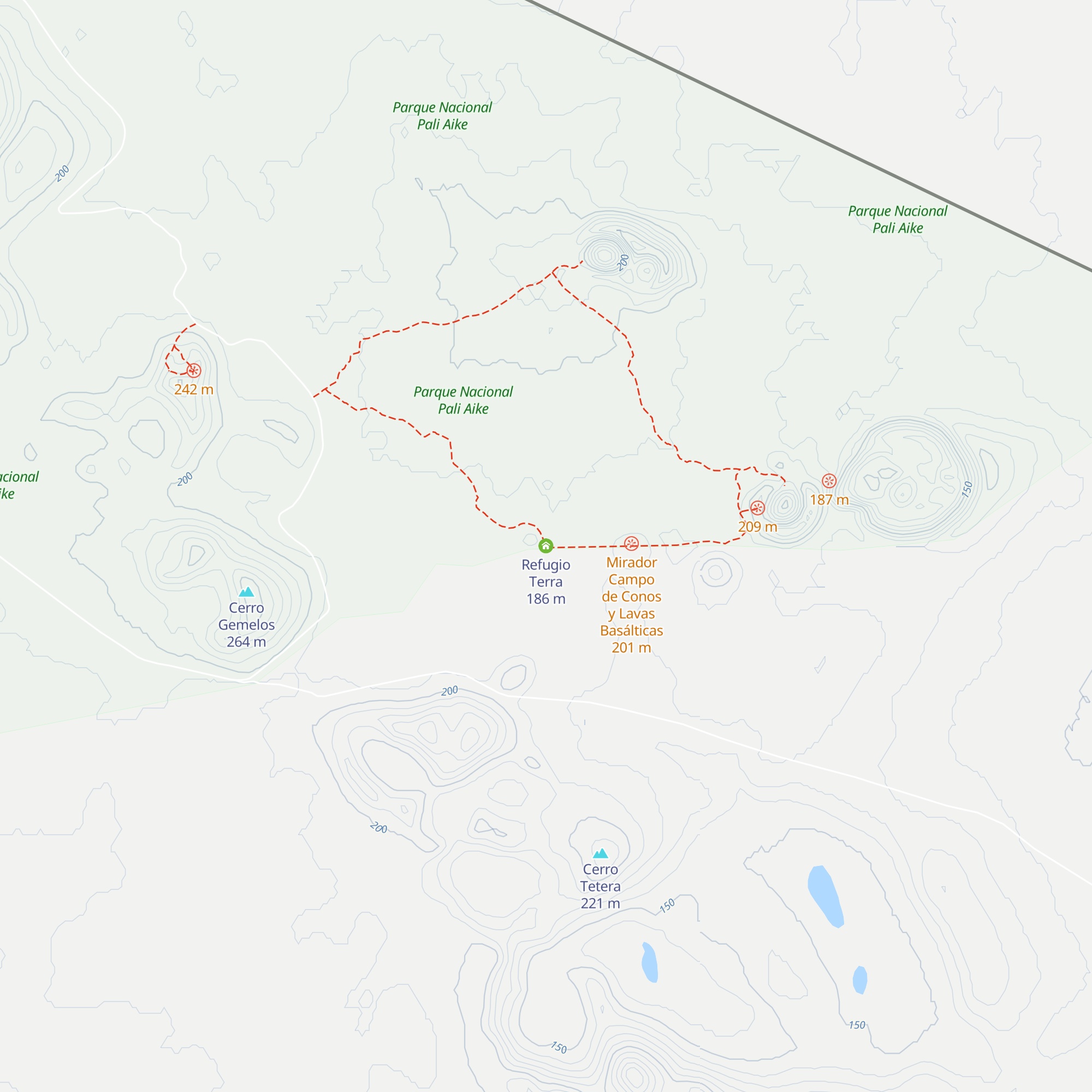 Refugio Terra map