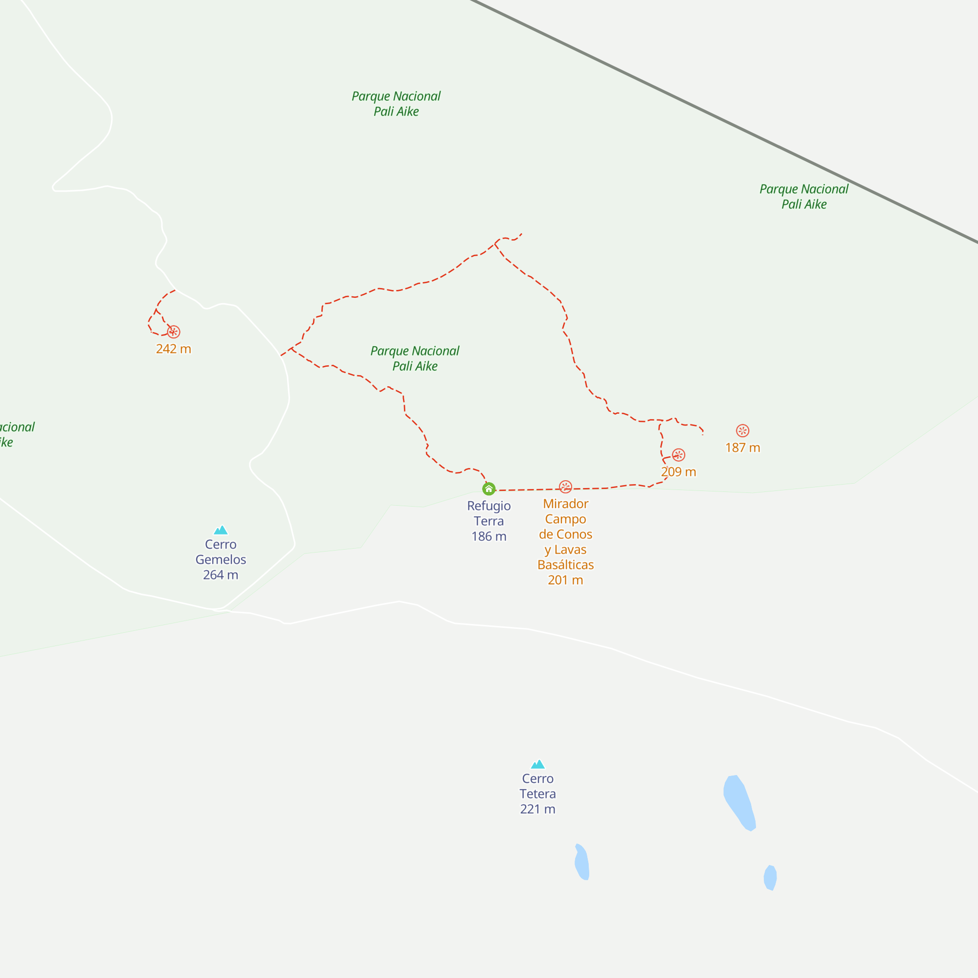 Refugio Terra map
