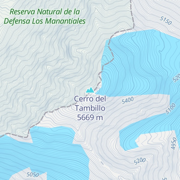 Map of Cerro del Tambillo